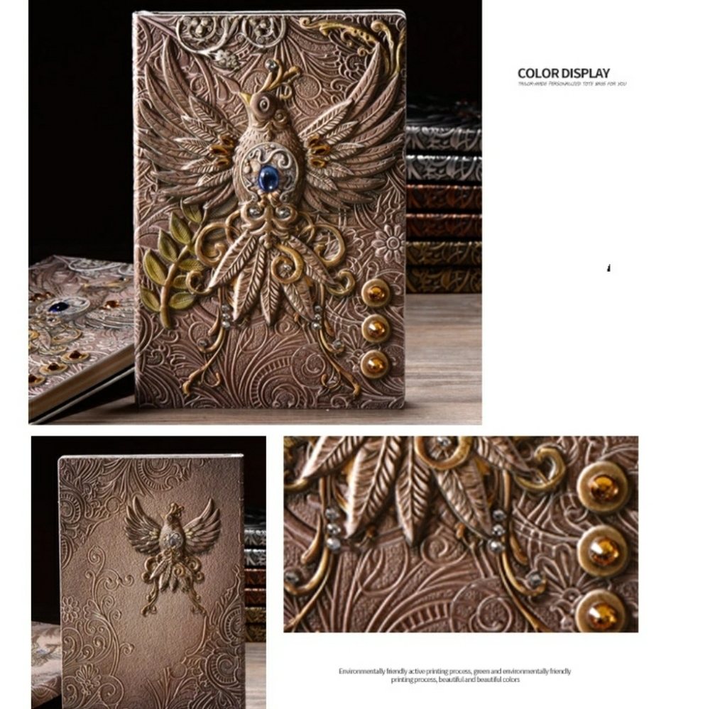 5⭐ Rated.🧡 Embossed Phoenix Journal - Picture 15 of 16